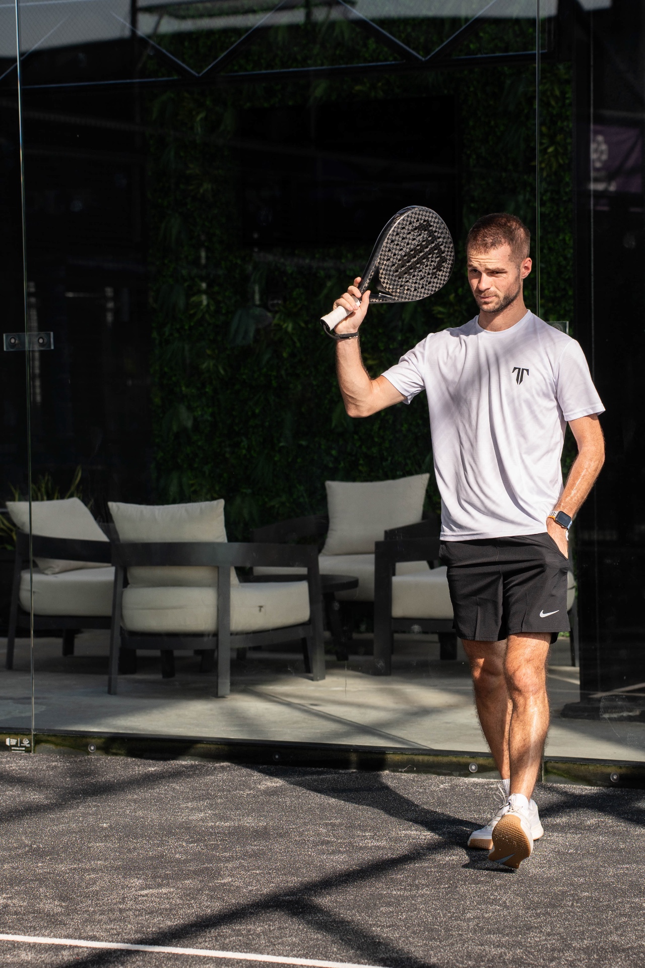 Tactical athlete on court