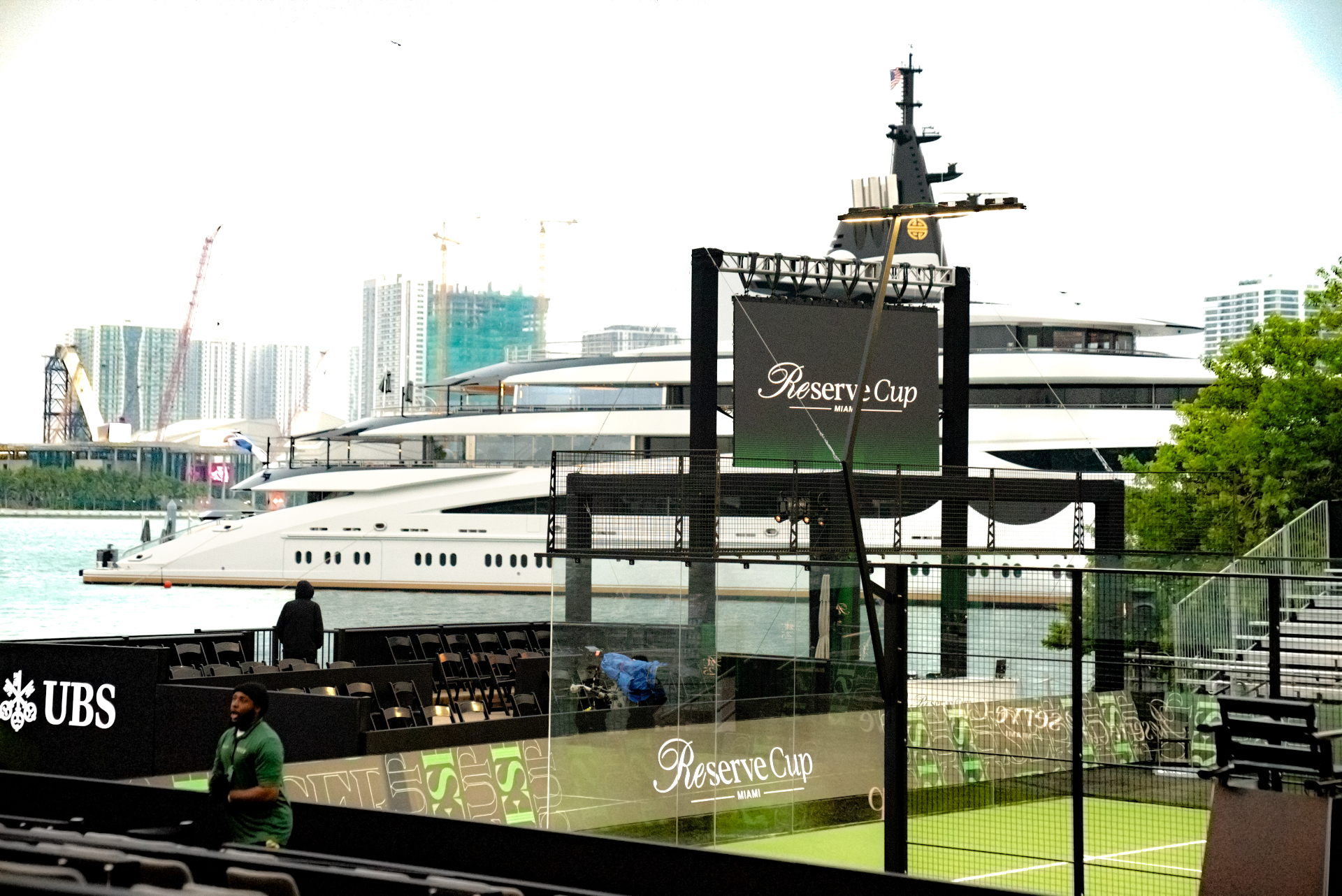 Reserve Cup venue on the water