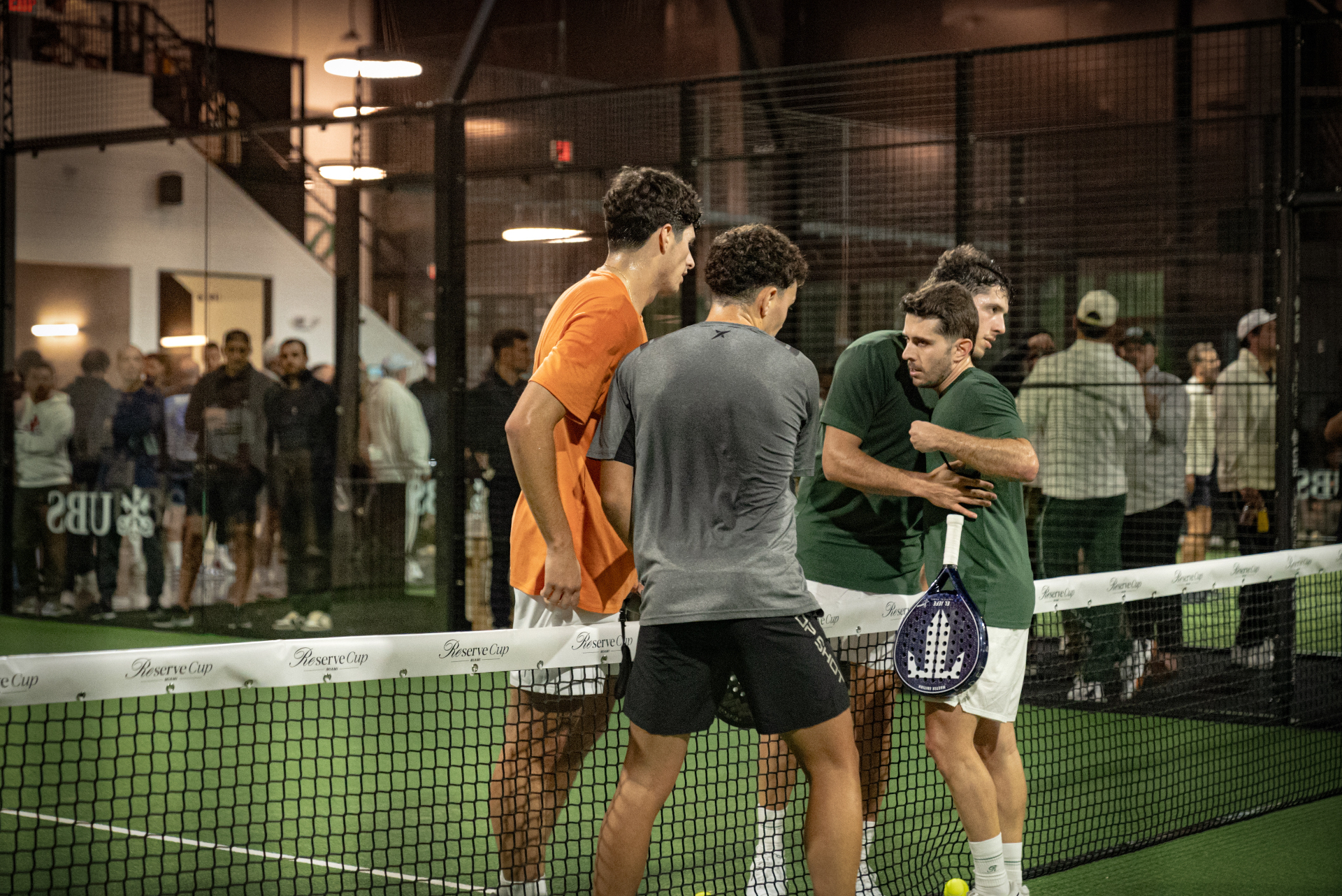 Players at the net